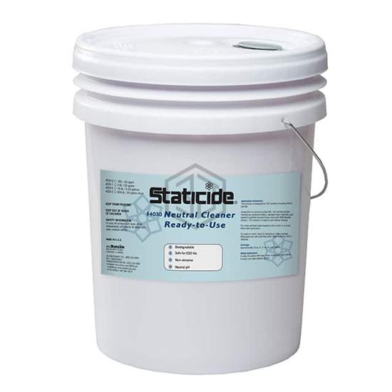 4030-5 - ACL Staticide Inc - Clean Room Treatments, Cleaners, Wipes