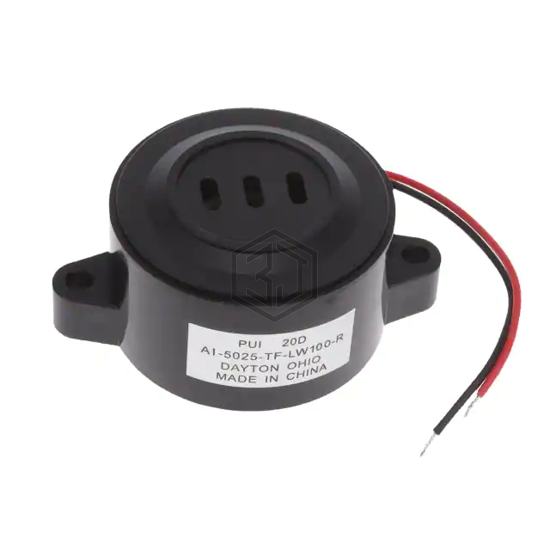 AI-5025-TF-LW100-R - PUI Audio, Inc. - Alarms, Buzzers, and Sirens