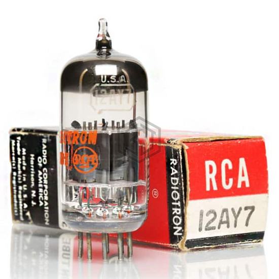 NOS-12AY7-RCA - TubeDepot - Vacuum Tubes