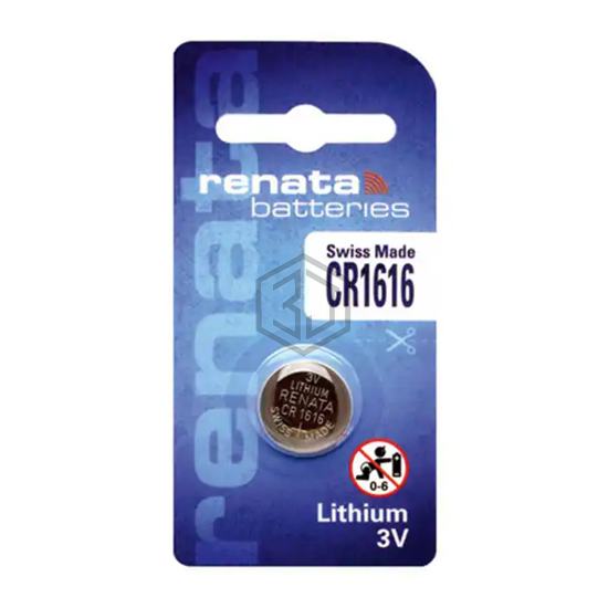 CR1616 (EACH) - Renata Batteries - Batteries Non-Rechargeable (Primary)