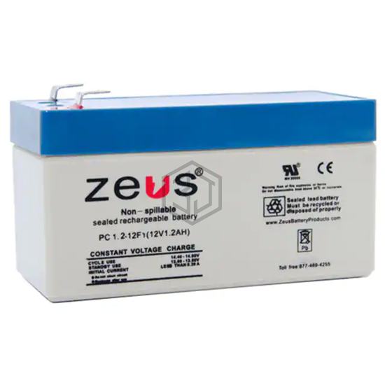 PC1.2-12F1 - ZEUS Battery Products - Batteries Rechargeable (Secondary)