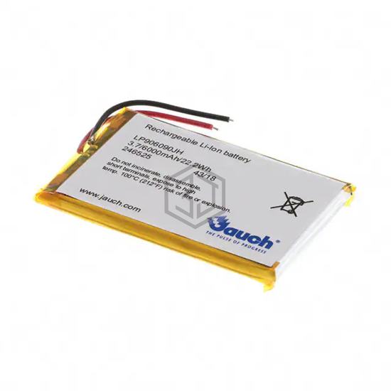 LP906090JH+PCM+2 WIRES 70MM - Jauch Quartz - Batteries Rechargeable (Secondary)
