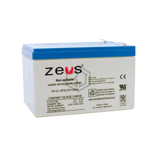 PC12-12F2 - ZEUS Battery Products - Batteries Rechargeable (Secondary)