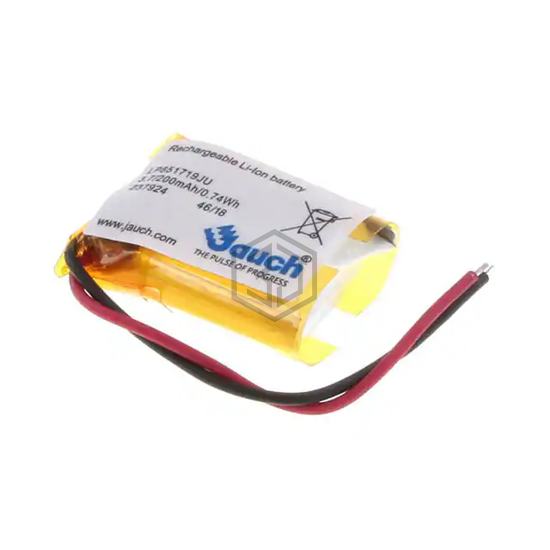 LP851719JU+PCM+2 WIRES 50MM - Jauch Quartz - Batteries Rechargeable (Secondary)