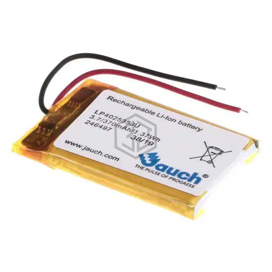 LP402535JU+PCM+2 WIRES 50MM - Jauch Quartz - Batteries Rechargeable (Secondary)