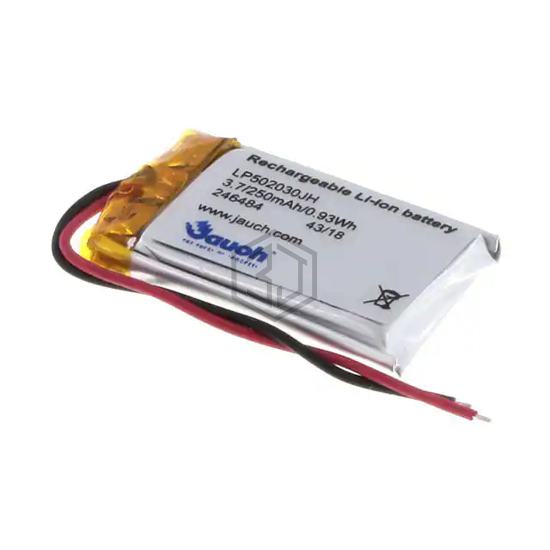 LP502030JH+PCM+2 WIRES 50MM - Jauch Quartz - Batteries Rechargeable (Secondary)