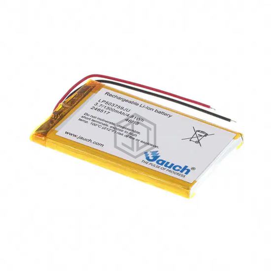 LP503759JU+PCM+2 WIRES 70MM - Jauch Quartz - Batteries Rechargeable (Secondary)