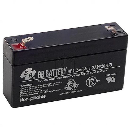 BP1.2-6-T1 - B B Battery - Batteries Rechargeable (Secondary)