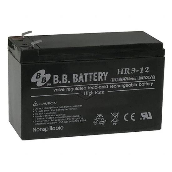 HR9-12-T2 - B B Battery - Batteries Rechargeable (Secondary)
