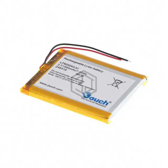 LP605060JU+PCM+2 WIRES 70MM - Jauch Quartz - Batteries Rechargeable (Secondary)