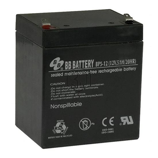BP5-12-T1 - B B Battery - Batteries Rechargeable (Secondary)