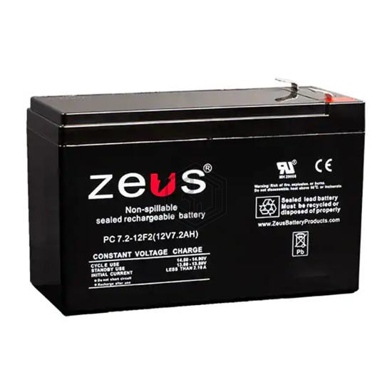PC7.2-12F2 - ZEUS Battery Products - Batteries Rechargeable (Secondary)