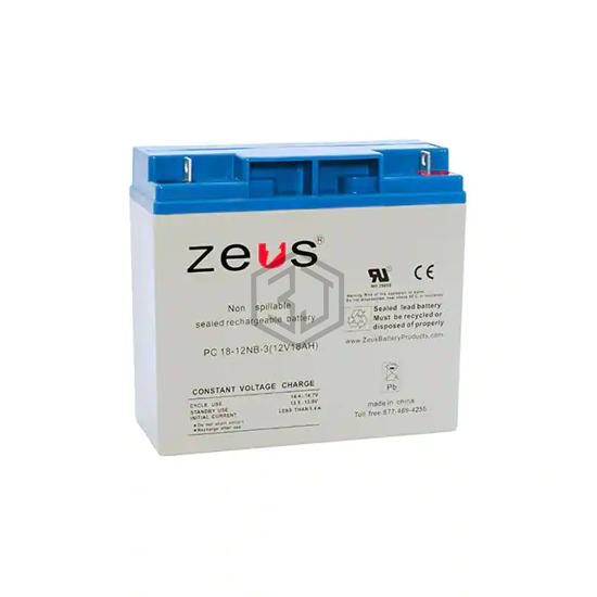 PC18-12NB - ZEUS Battery Products - Batteries Rechargeable (Secondary)
