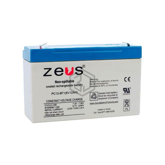 PC12-6F1 - ZEUS Battery Products - Batteries Rechargeable (Secondary)