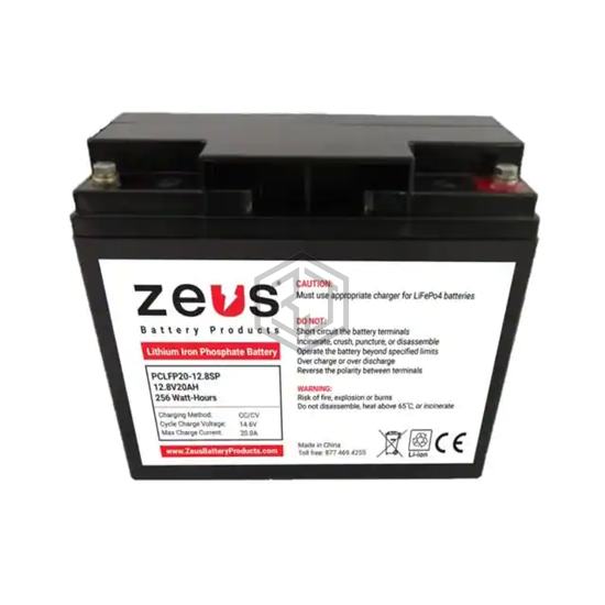 PCLFP20-12.8SP M5 - ZEUS Battery Products - Batteries Rechargeable (Secondary)