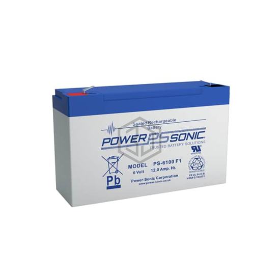 PS-6100 F1 - Power Sonic Corporation - Batteries Rechargeable (Secondary)