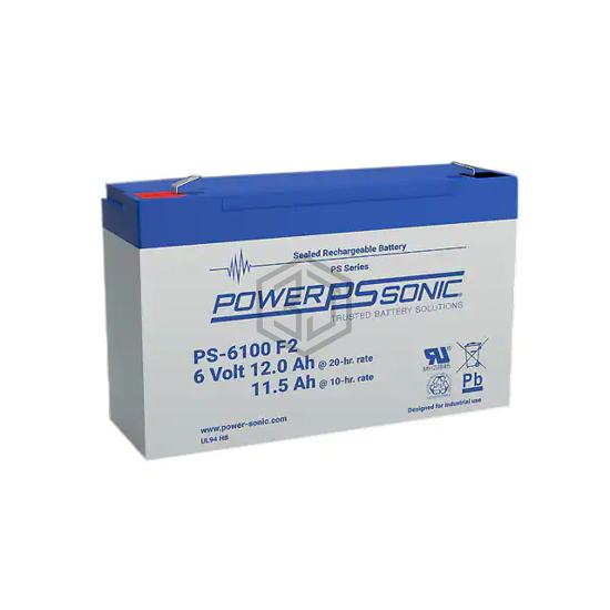 PS-6100 F2 - Power Sonic Corporation - Batteries Rechargeable (Secondary)