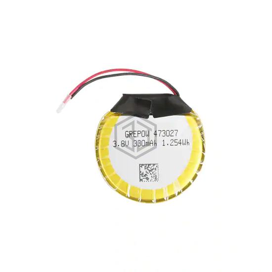 GRP473027-1C-3.8V-330MAH WITH PCM - Grepow Inc. - Batteries Rechargeable (Secondary)