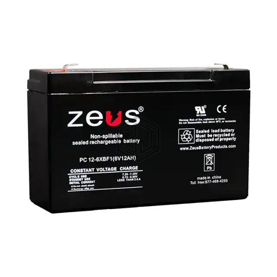 PC12-6XBF1 - ZEUS Battery Products - Batteries Rechargeable (Secondary)