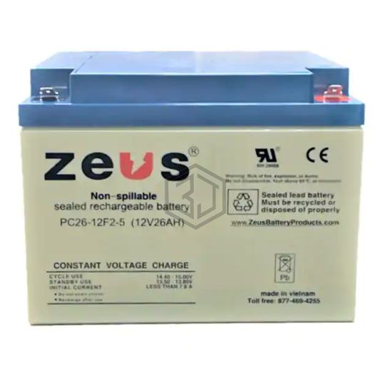 PC26-12F2 - ZEUS Battery Products - Batteries Rechargeable (Secondary)