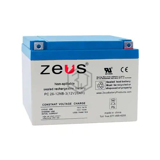 PC26-12NB - ZEUS Battery Products - Batteries Rechargeable (Secondary)
