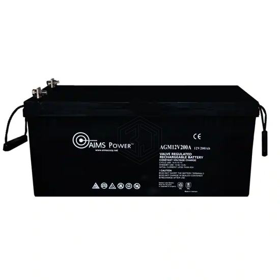 AGM12V200A - AIMS Power - Batteries Rechargeable (Secondary)