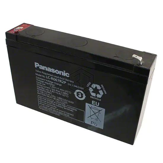 LC-R067R2P - Panasonic - BSG - Batteries Rechargeable (Secondary)