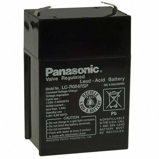 LC-R064R5P - Panasonic - BSG - Batteries Rechargeable (Secondary)