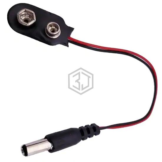 PART 9V BATTERY BARREL CONNECTOR - Gearbox Labs - Battery Holders, Clips, Contacts
