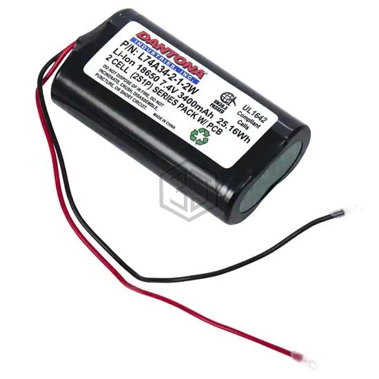 L74A34-2-1-2W - Dantona Industries - Battery Packs
