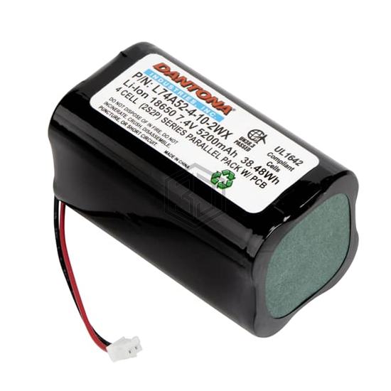 L74A52-4-10-2WX - Dantona Industries - Battery Packs