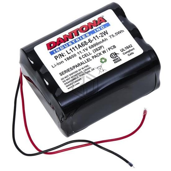 L111A68-6-11-2W - Dantona Industries - Battery Packs