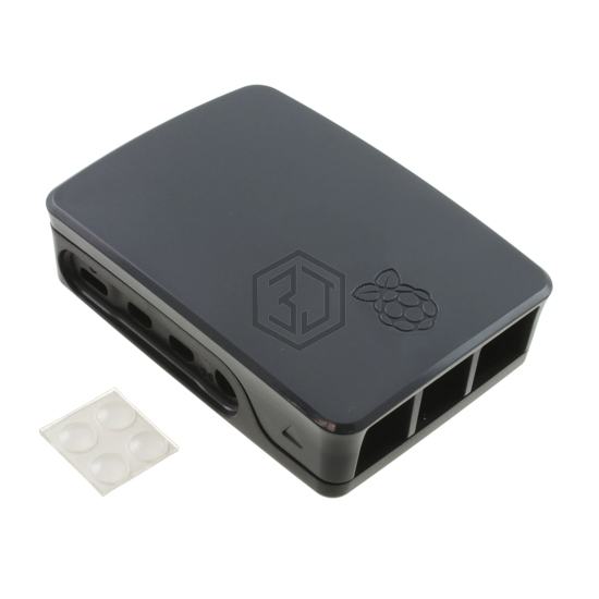 Raspberry Pi 4 case black/grey - Raspberry Pi - Evaluation, Development Board Enclosures