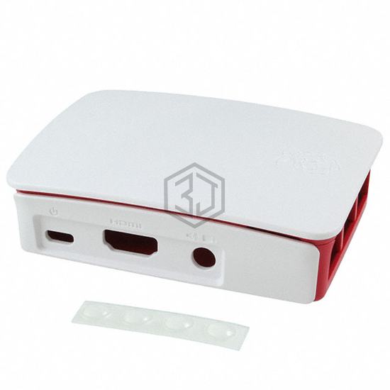 PI OFFICIAL CASE RED/WHITE - Raspberry Pi - Evaluation, Development Board Enclosures