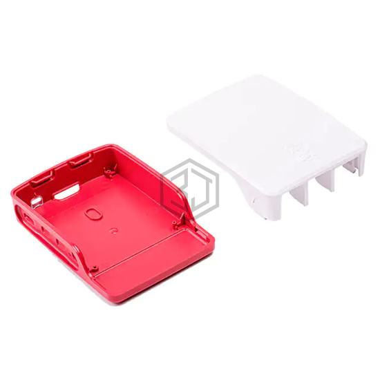 Raspberry Pi 4 case red/white - Raspberry Pi - Evaluation, Development Board Enclosures