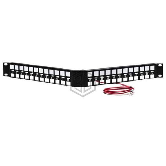 PP24SMOD1AU - HellermannTyton - Patchbay, Jack Panels
