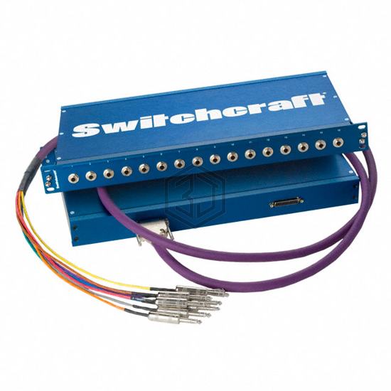 PT16TRS2DB25 - Switchcraft Inc. - Patchbay, Jack Panels