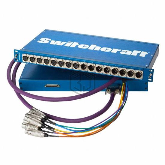 PT8FX8MX2DB25 - Switchcraft Inc. - Patchbay, Jack Panels