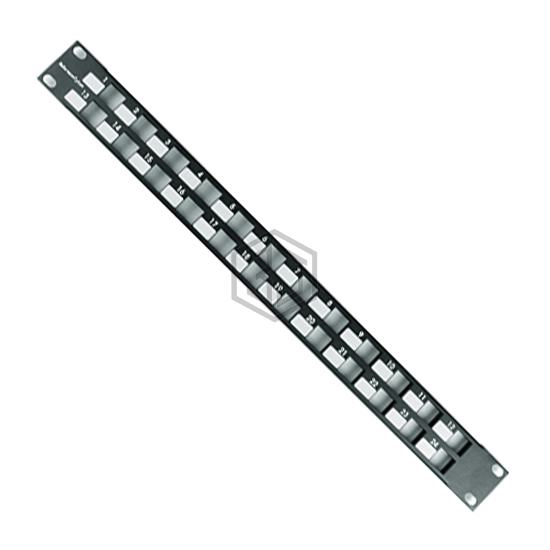P108-24-MOD1U - HellermannTyton - Patchbay, Jack Panels