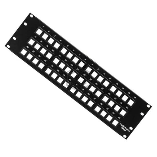 P108-48-MOD - HellermannTyton - Patchbay, Jack Panels
