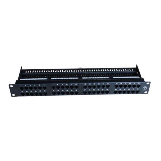 PP-C6AU81UD48-V - Fibertronics - Patchbay, Jack Panels
