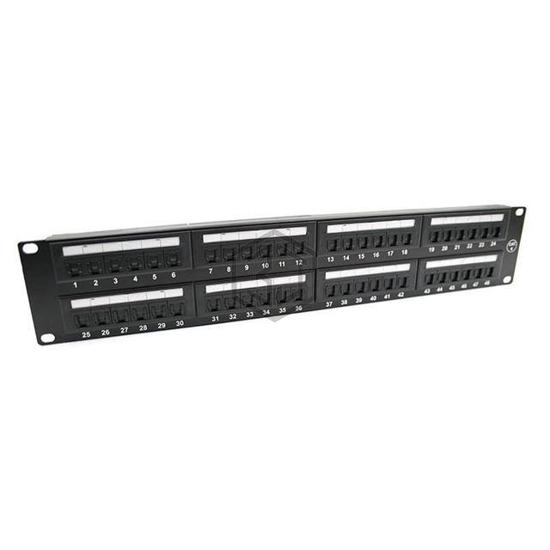 PP-C6U8SLD48 - Fibertronics - Patchbay, Jack Panels