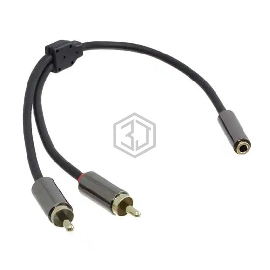 RCA-T-001 - Khadas - Barrel - Audio Cables