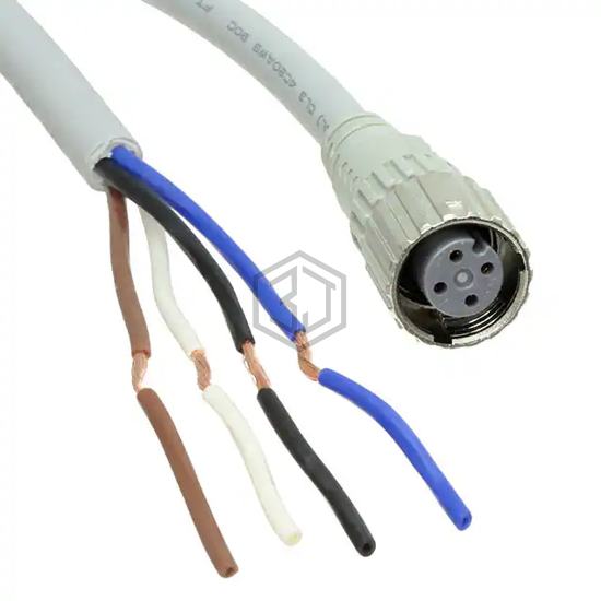 XS5F-D421-L80-F - Omron Automation and Safety - Circular Cable Assemblies