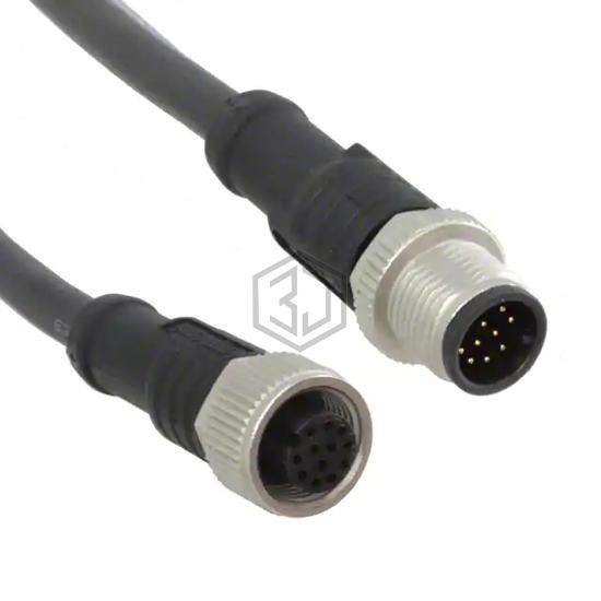 M12A12ML-12AFL-SBA05 - Amphenol LTW - Circular Cable Assemblies