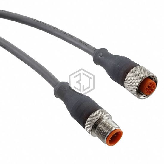 RST 4-RKT 4-646/2M - Lumberg Automation - Circular Cable Assemblies