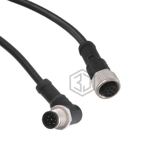 M12A08FL-12AMR-SB001 - Amphenol LTW - Circular Cable Assemblies