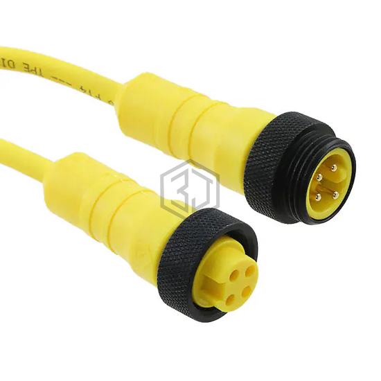 LR04KR108 YL355 - Alpha Wire - Circular Cable Assemblies
