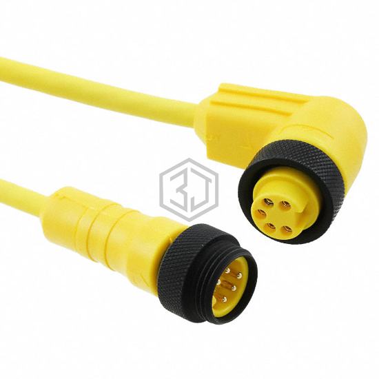 LR05KW109 YL358 - Alpha Wire - Circular Cable Assemblies