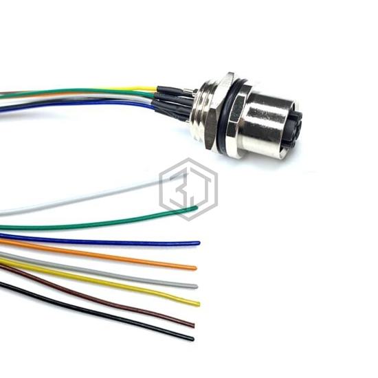 M12X-08PF0-UL24N05 - SINBON - Circular Cable Assemblies